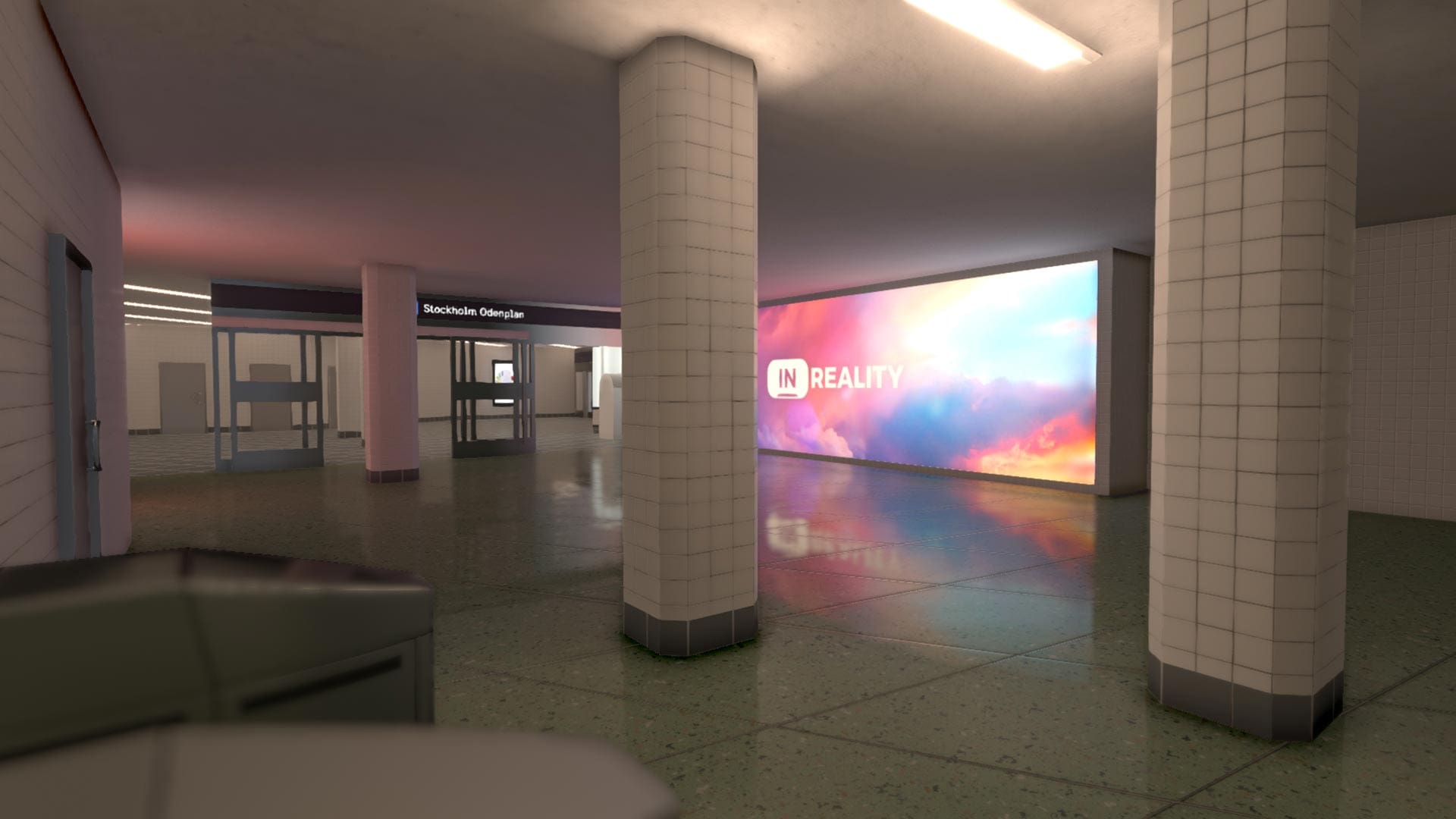 3D Model of rail station
